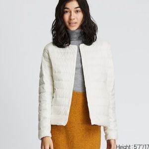 Uniqlo Ultra light down, off white , brand new